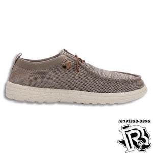 “ MICHAEL “  | BEIGE MEN'S CASUAL CANVAS SHOE EM2034