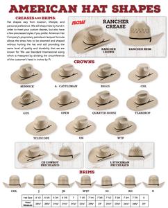 “ Samuel “ | TWISTER 20X COWBOY STRAW HAT IVORY T73140