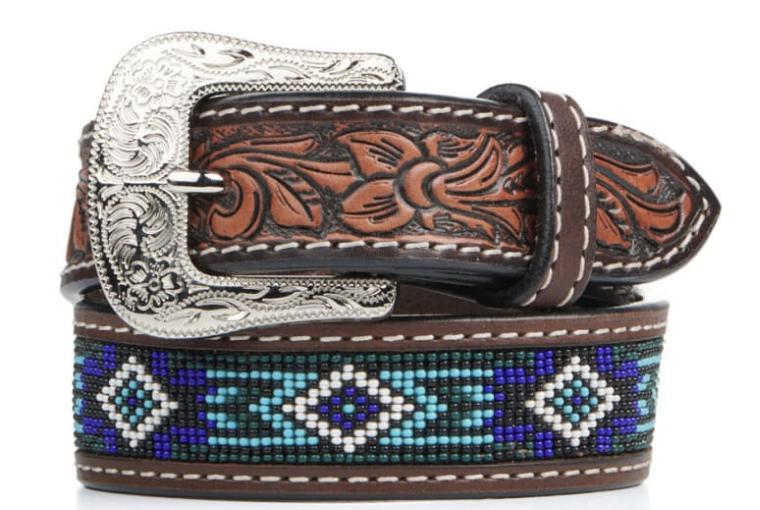 KID'S TWISTED X BELT MULTI BEADED (XIBB101K)