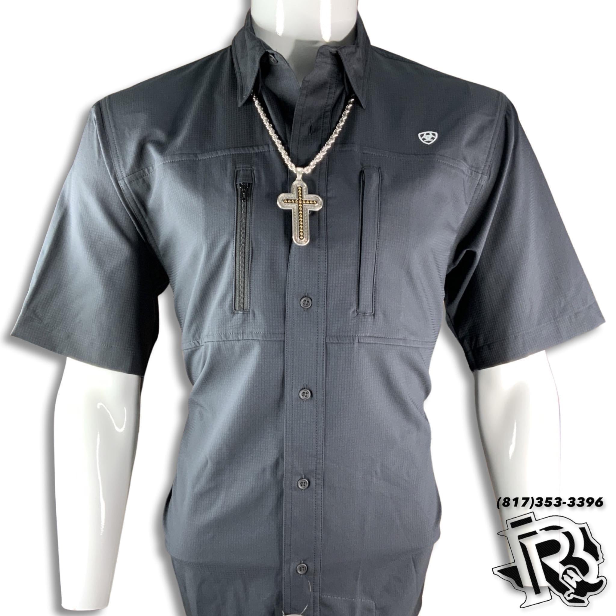 “ Carter “ | MEN'S ARIAT VENTTEK CLSSC SS SHIRT BLACK 10034960