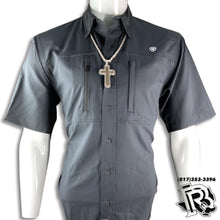 Load image into Gallery viewer, “ Carter “ | MEN&#39;S ARIAT VENTTEK CLSSC SS SHIRT BLACK 10034960