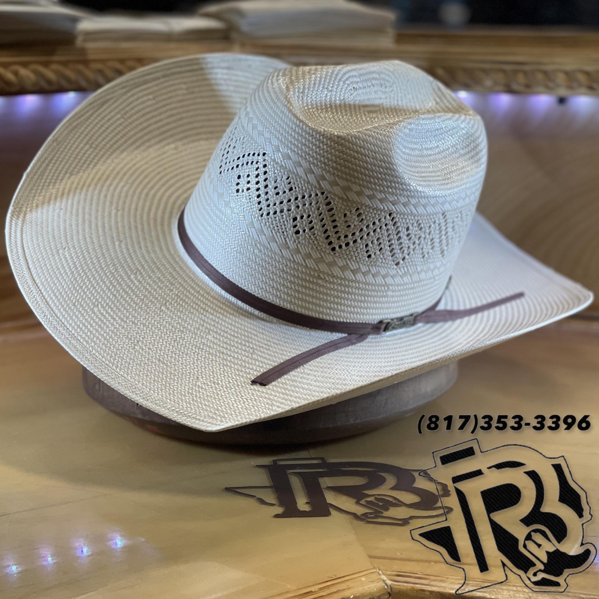 “ 6600 ” | AMERICAN HAT COWBOY  STRAW  HAT 4 1/4"