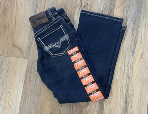 Boys rock & roll dark vintage boot cut jeans | RRBD0BR1GZ