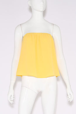 SUNNY YELLOW Strapless Top