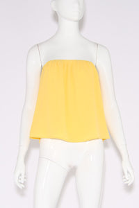 SUNNY YELLOW Strapless Top