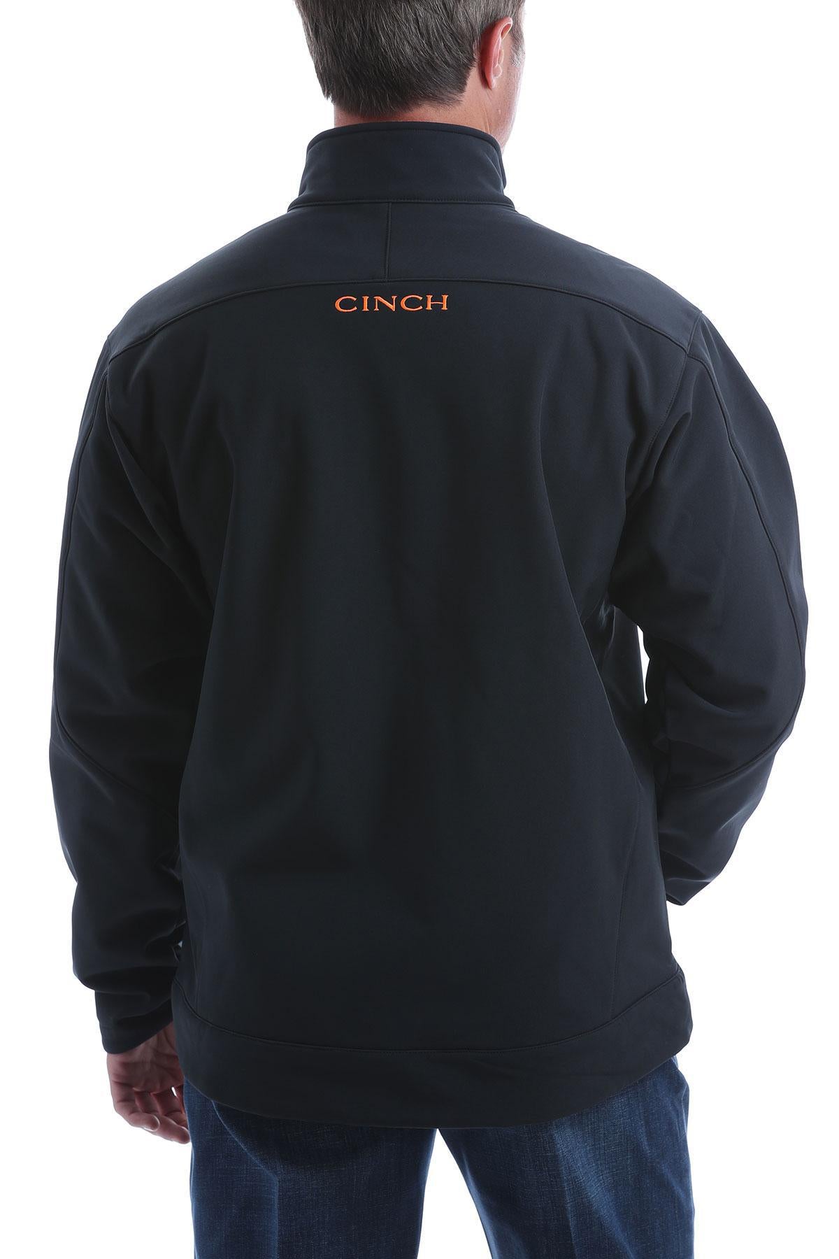 CINCH | MENS SOLID JACKET BLACK / ORANGE