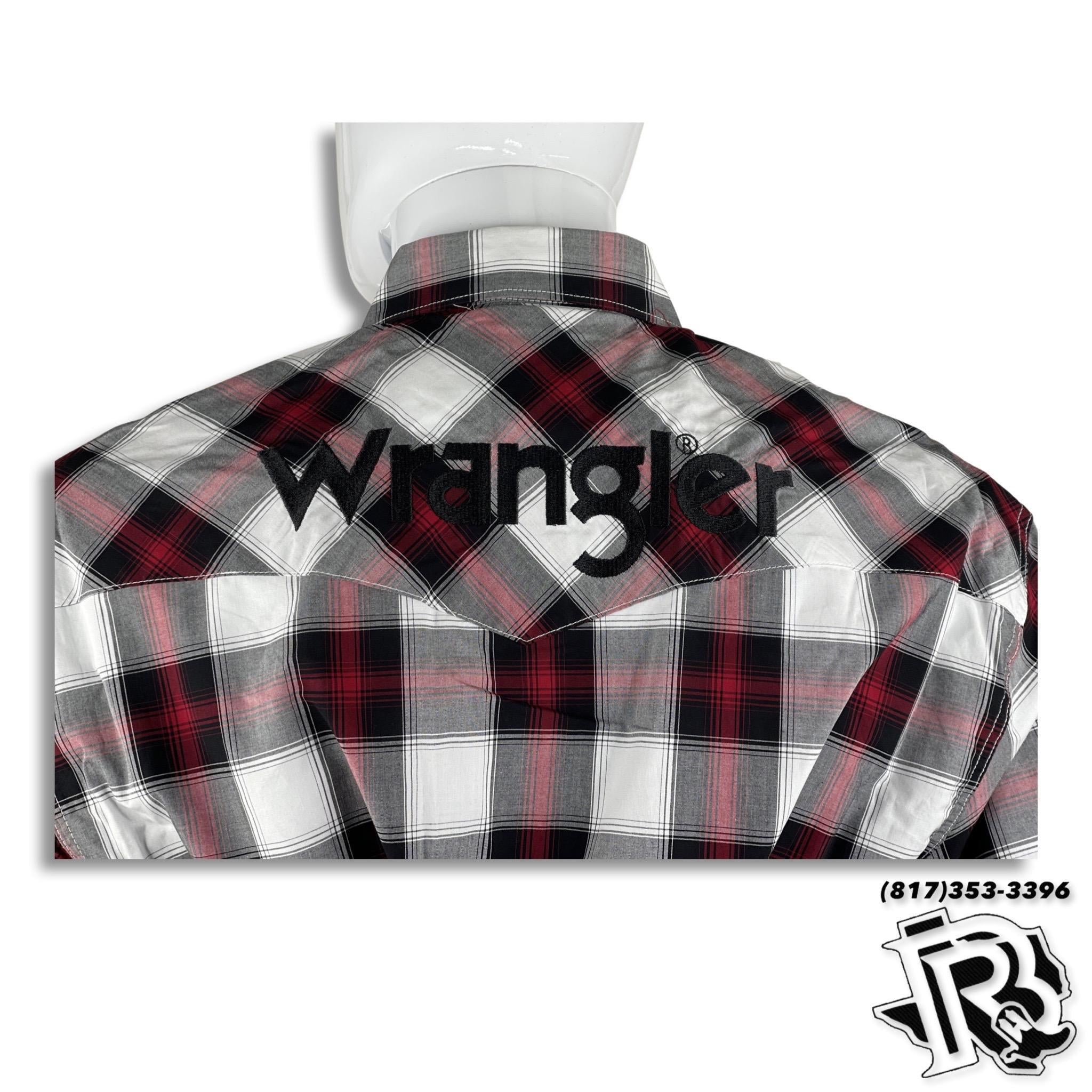 SQUARE PATTERN | MEN WESTERN WRANGLER SHIRT LONG SLEEVE