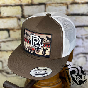 BR WILD WEST BROWN/WHITE CAP