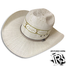 Load image into Gallery viewer, “ Gary “ | TWISTER BANGORA COWBOY HAT IVORY/TOBACCO T71860