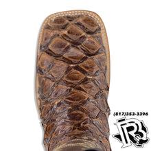 Load image into Gallery viewer, FISH BOOTS (BIG BASS) | DARK BROWN ORIGNAL FISH MEN SQUARE TOE BOOTS