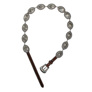 WOMENS NOCONA 1 1/4'' CRYSTAL CONCHOS BLACK  - N320004301
