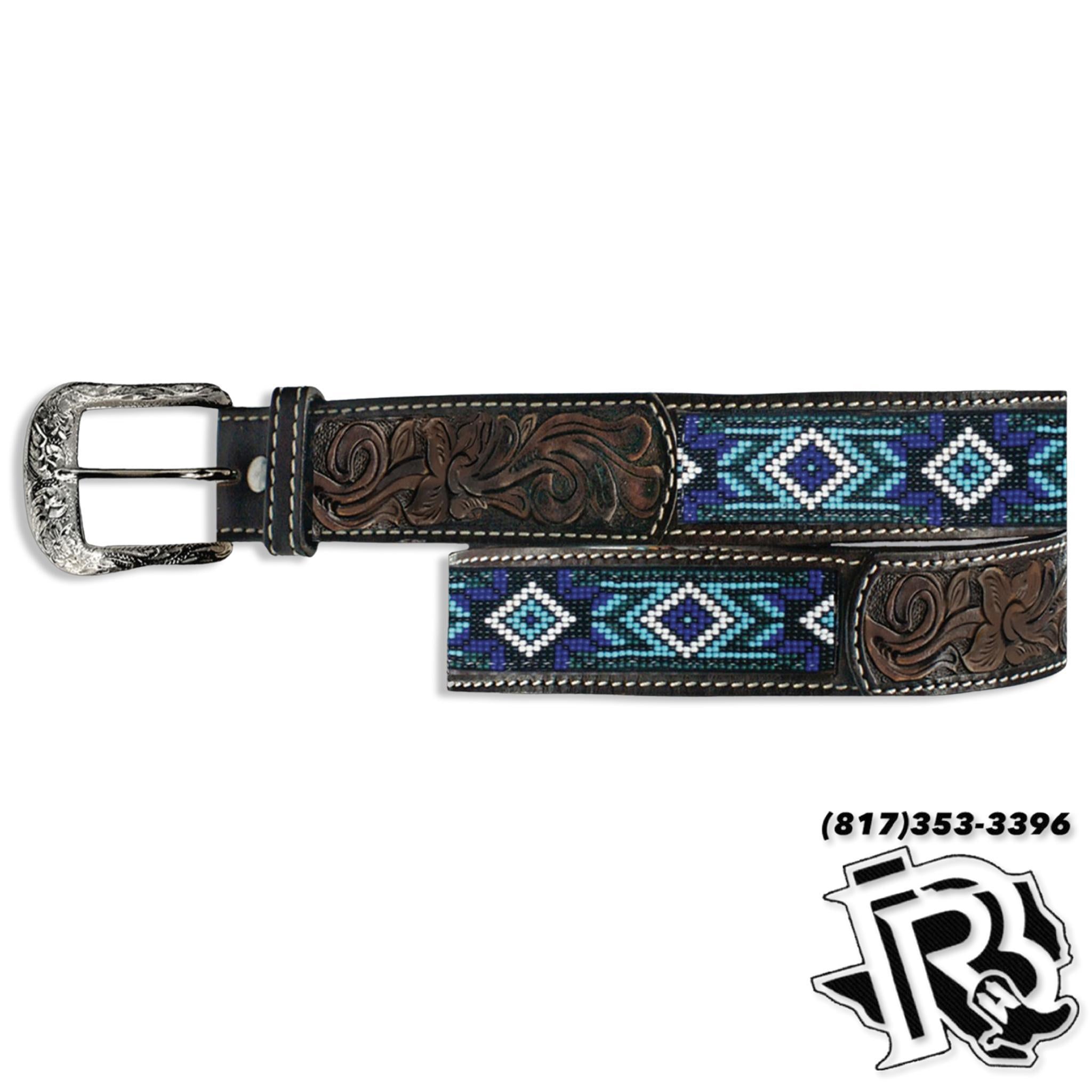 “ BRADLEY “ | TWISTED X MEN SOUTHERN WESTERN BEADED COWBOY BELT XIBB-101