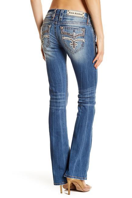 ROCK REVIVAL CAI BOOTCUT JEANS – Botas Rojero