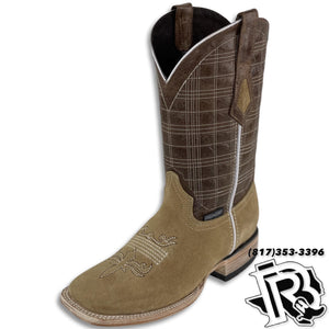 ROUGH OUT SAND | MEN SQUARE TOE WESTERN BOOTS