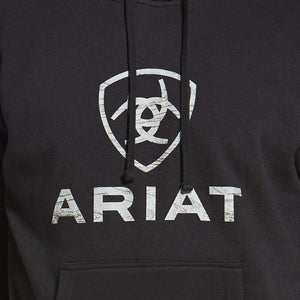 MEN'S ARIAT ROUGHGRAIN LOGO BLACK (10033134)