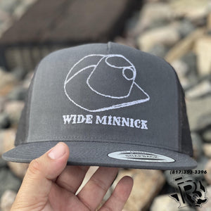 WIDE MINNICK | HAT BAR EDITION CAP CHARCOAL/CHARCOAL