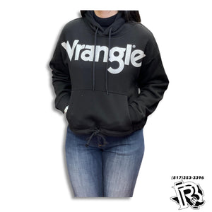 “ Lennon “ | WOMENS WRANGLER BLACK HOODIE BLACK 112322119