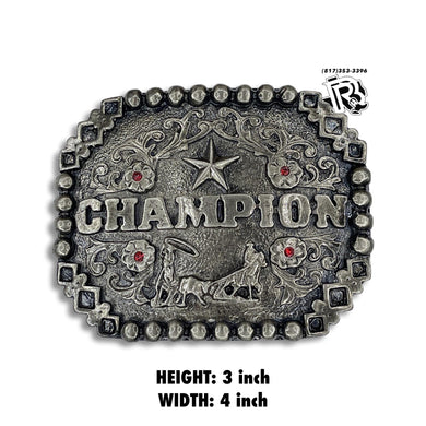 “ Champion “ | MEN WESTERN BELT BUCKLE SQUARE