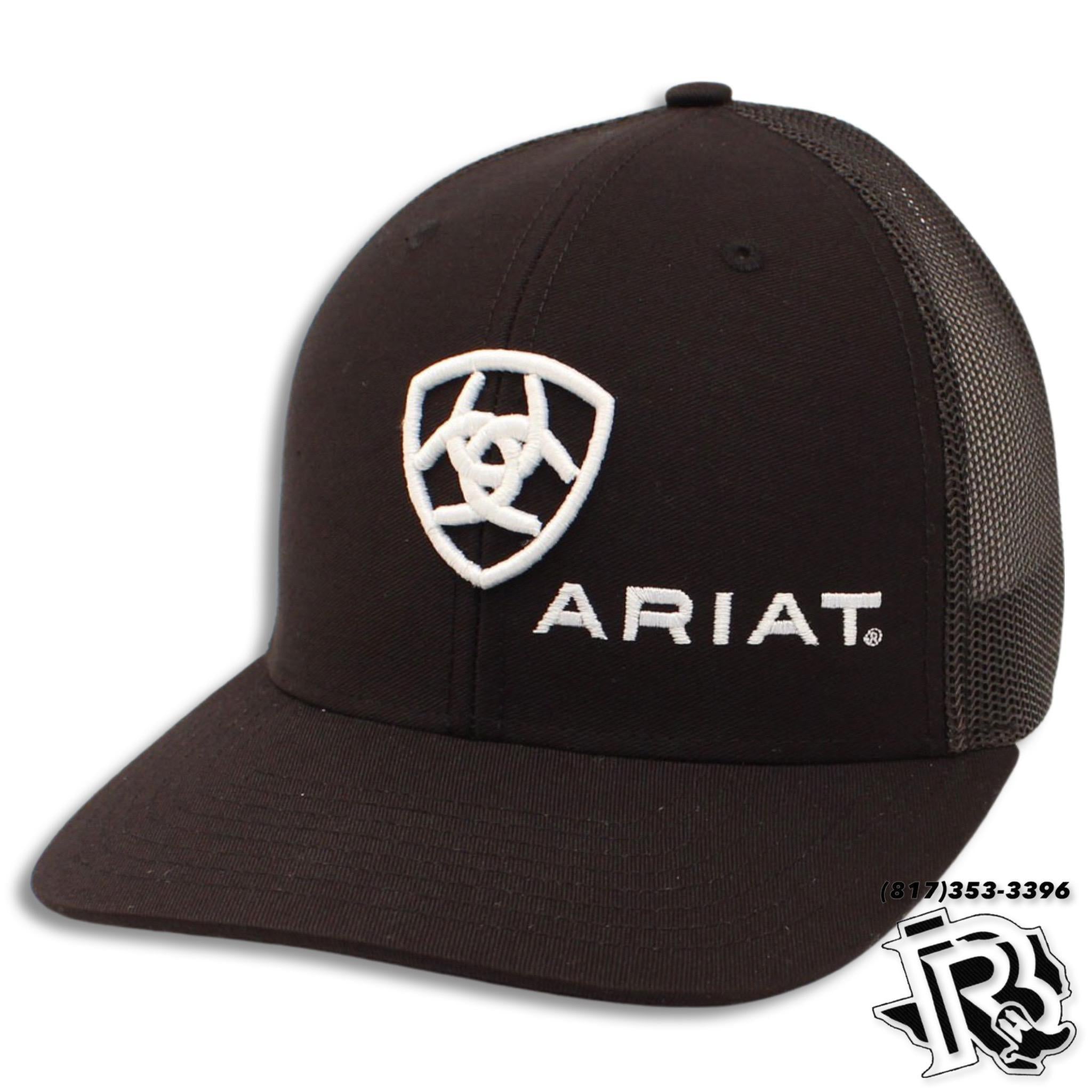 ARIAT MENS CAP SHIELD BLACK A300003001