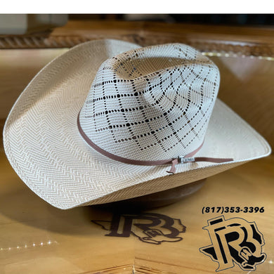 TWISTER STRAW HAT : CUSTOM SHAPED TO RANCHER CREASE