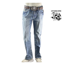 Load image into Gallery viewer, BOOT CUT MID RISE | CINCH IAN MEN JEANS LIGHT WASH MB69136001