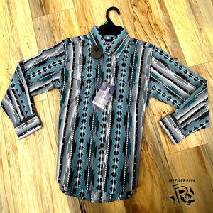 BOYS WRANGLER AZTEC PRINT 10BC1291M