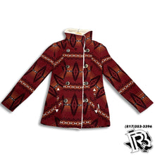 Load image into Gallery viewer, RED AZTEC | WOMEN COATS 52-1019