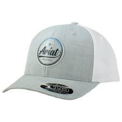 Ariat Western Hat Mens Flexfit Logo Snap One Size Blue Gray |A300076027