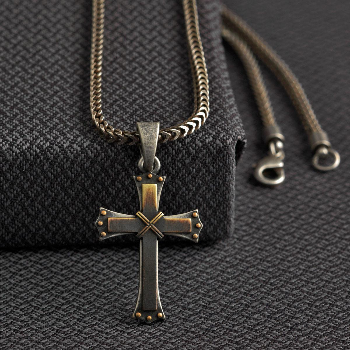 TWISTER CROSS NECKLACE 32136