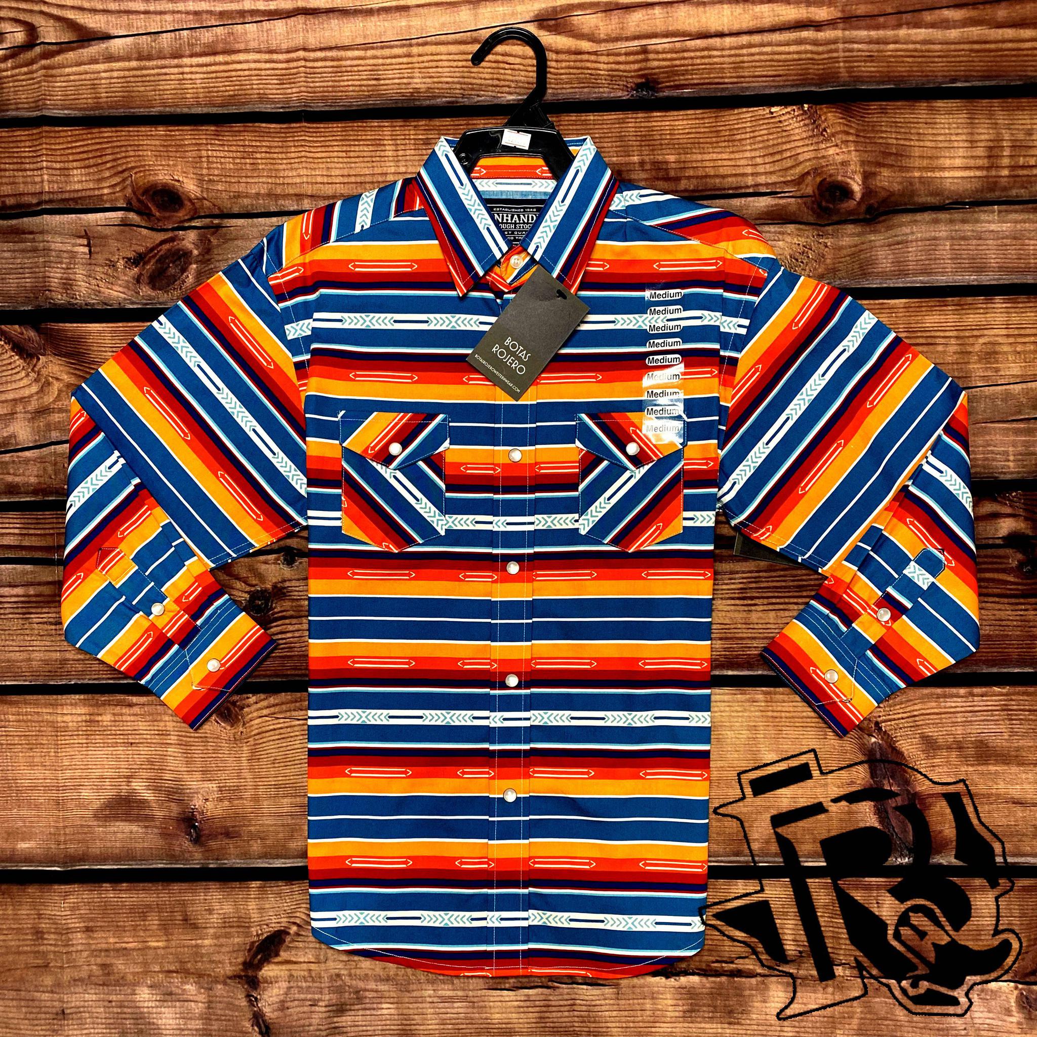 Panhandle Boy's Rough Stock Snap Front Shirt R2S2168