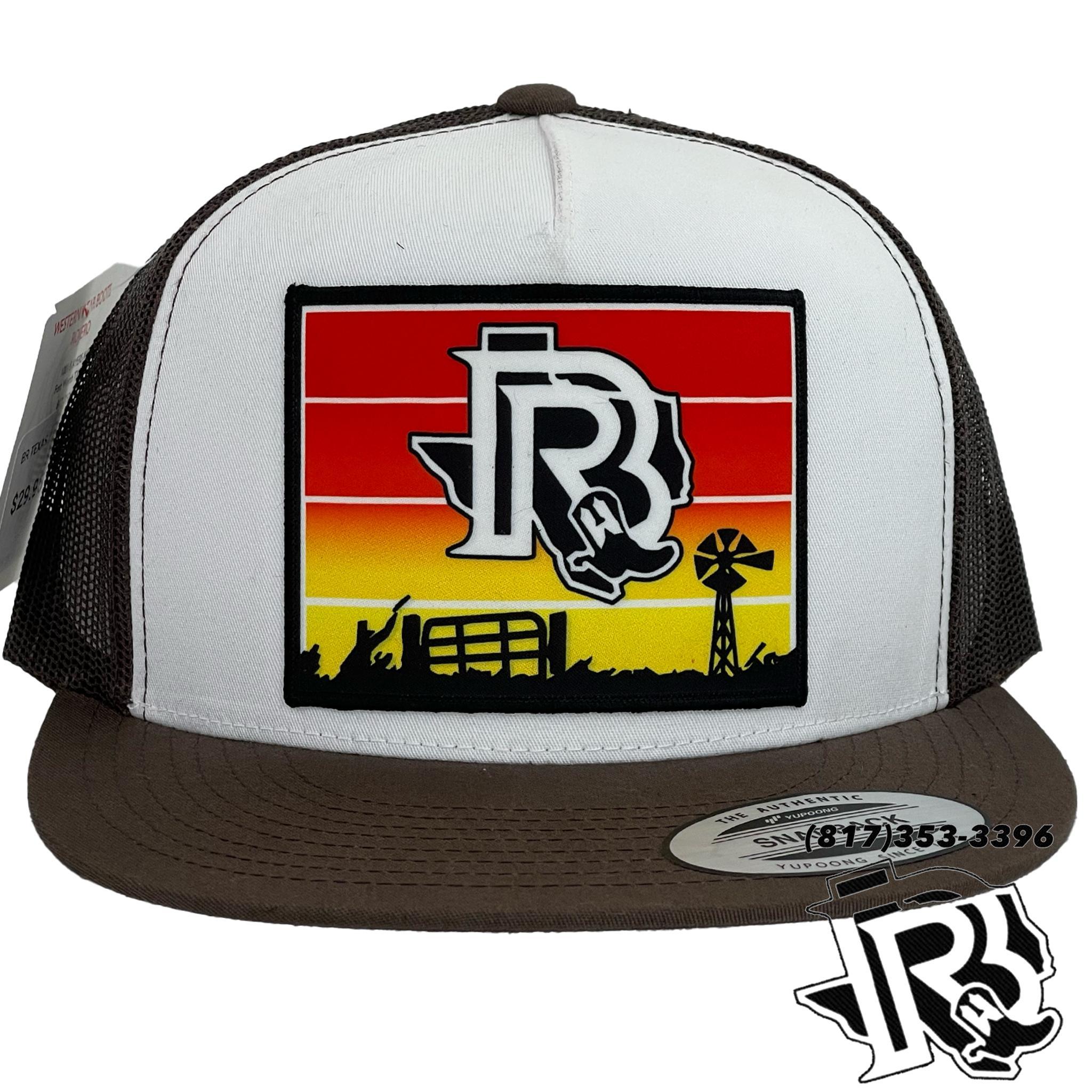 BR TEXAS SUNSET EDITION:  BROWN/WHITE/BROWN CAP
