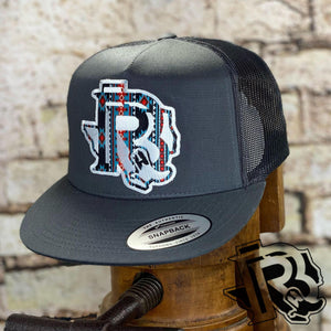 BR CAP : TEXAS VINTAGE EDITION CHARCOAL  / CHARCOAL WHITE PATCH