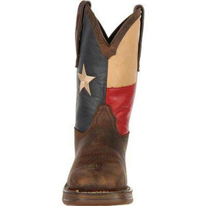 DURANGO STEEL TOE | TEXAS FLAG MEN WESTERN WORK BOOTS  DB021