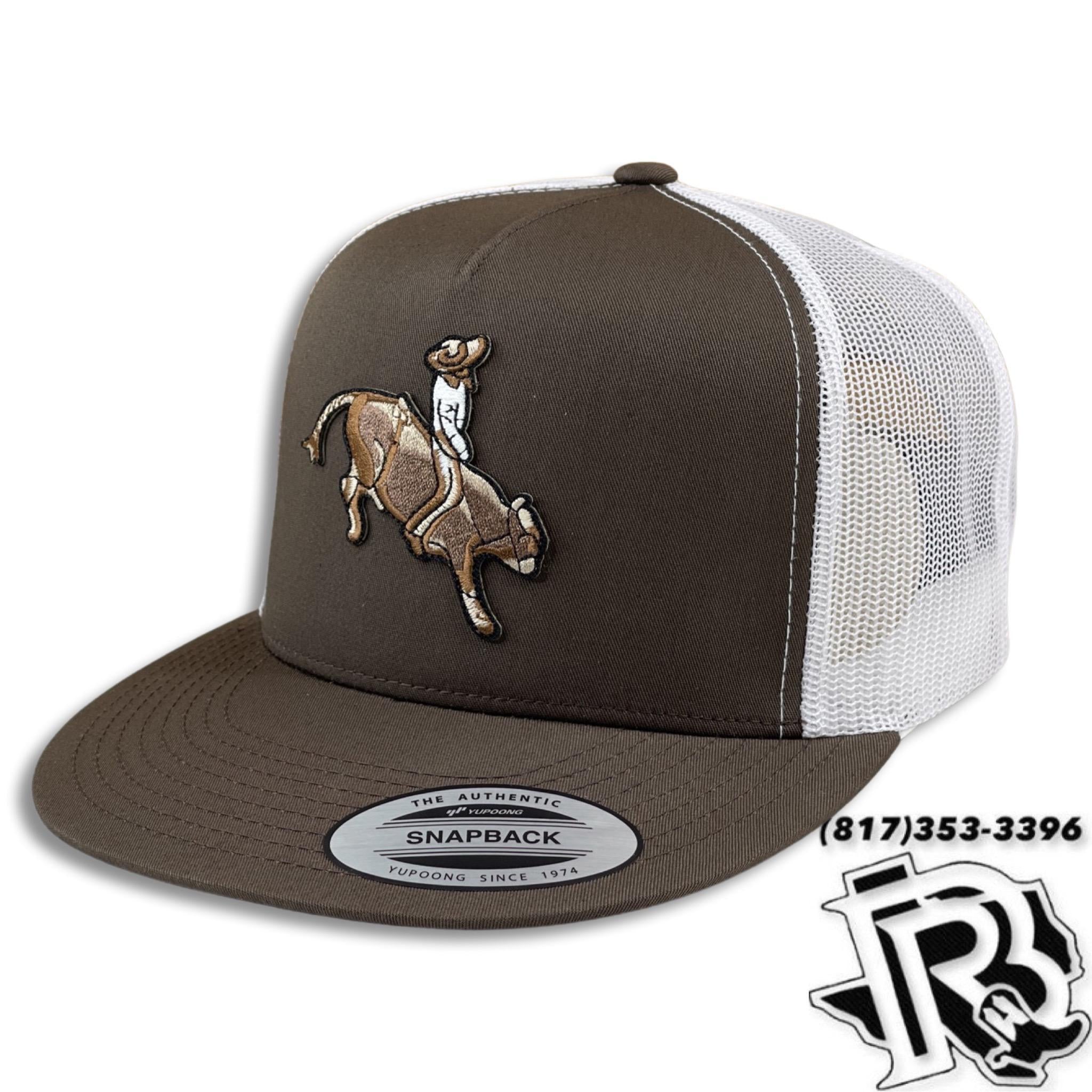 “ CHARROS DE CORAZON “ | Jinete  EDITION CAP BROWN/WHITE