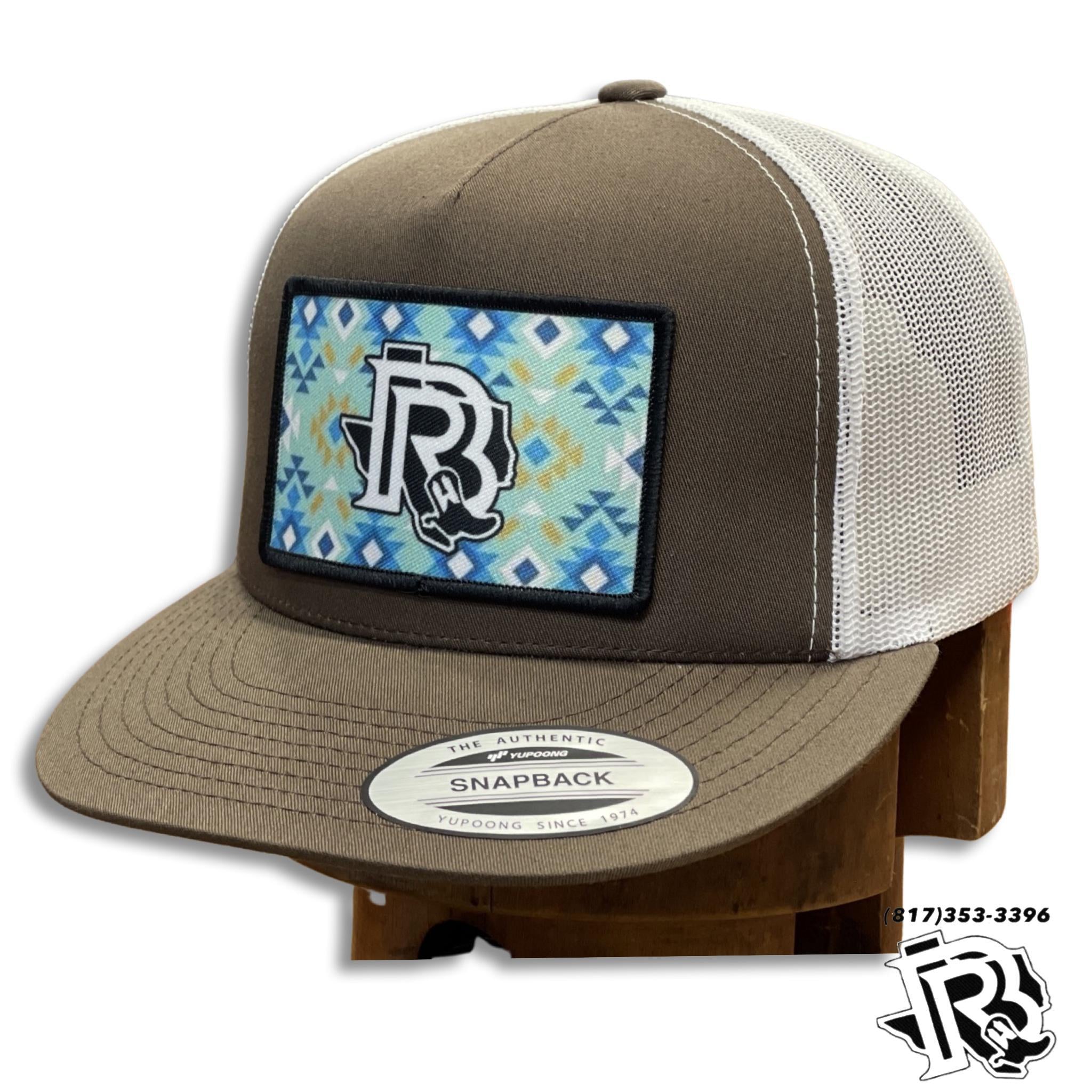 “ Alan “ | WESTERN CAP BY BR AZTEC BROWN / WHITE