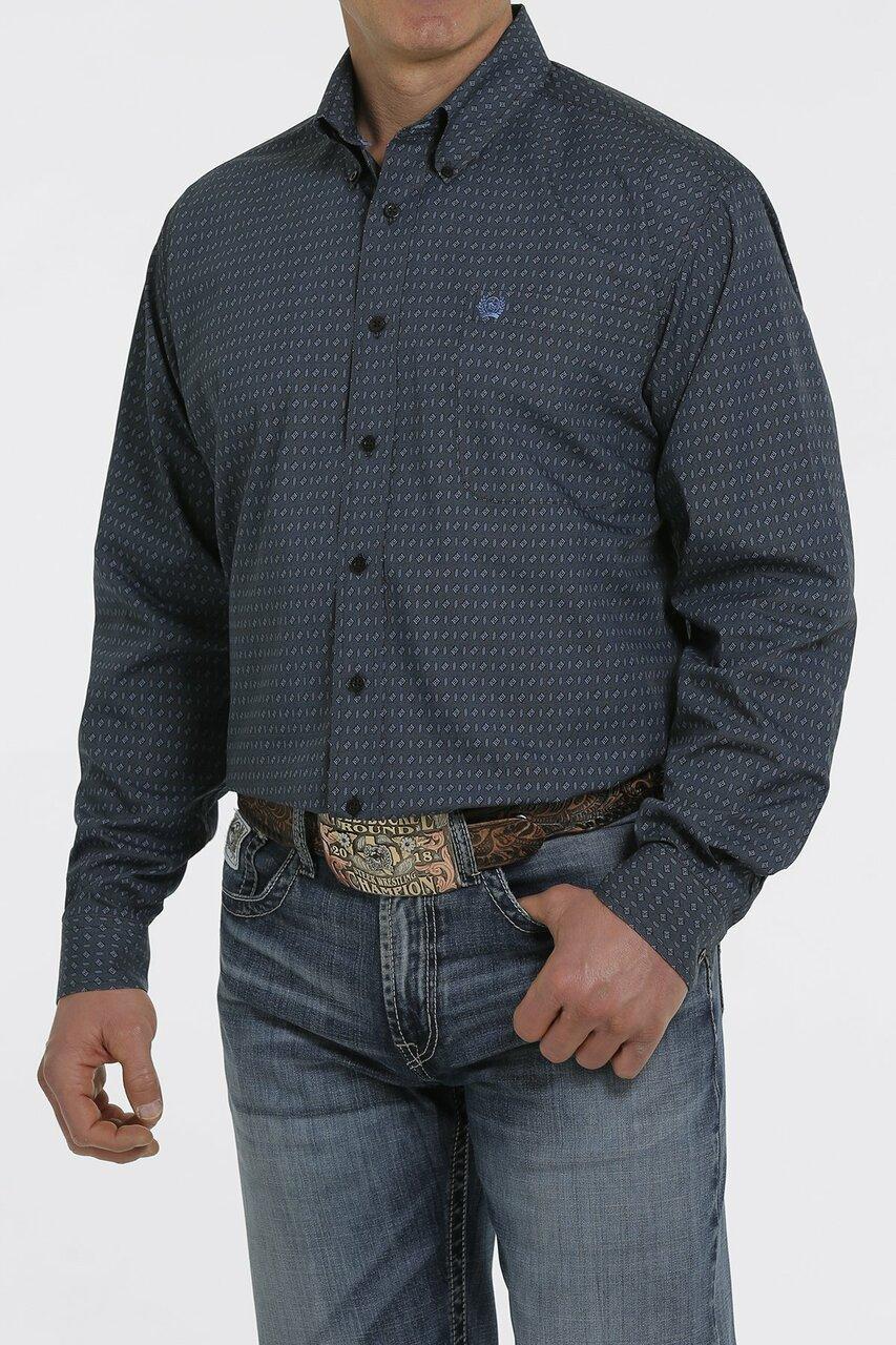 CINCH MEN'S GEOMETRIC  BLACK PRINT |MTW1105330