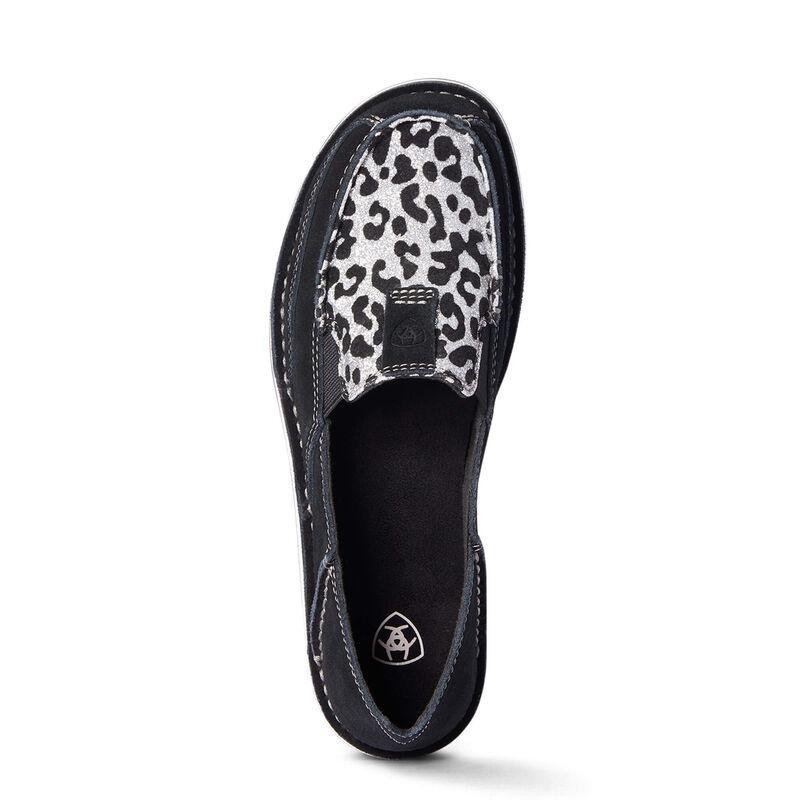 Womens cruiser black suede/silver leopard |10038412