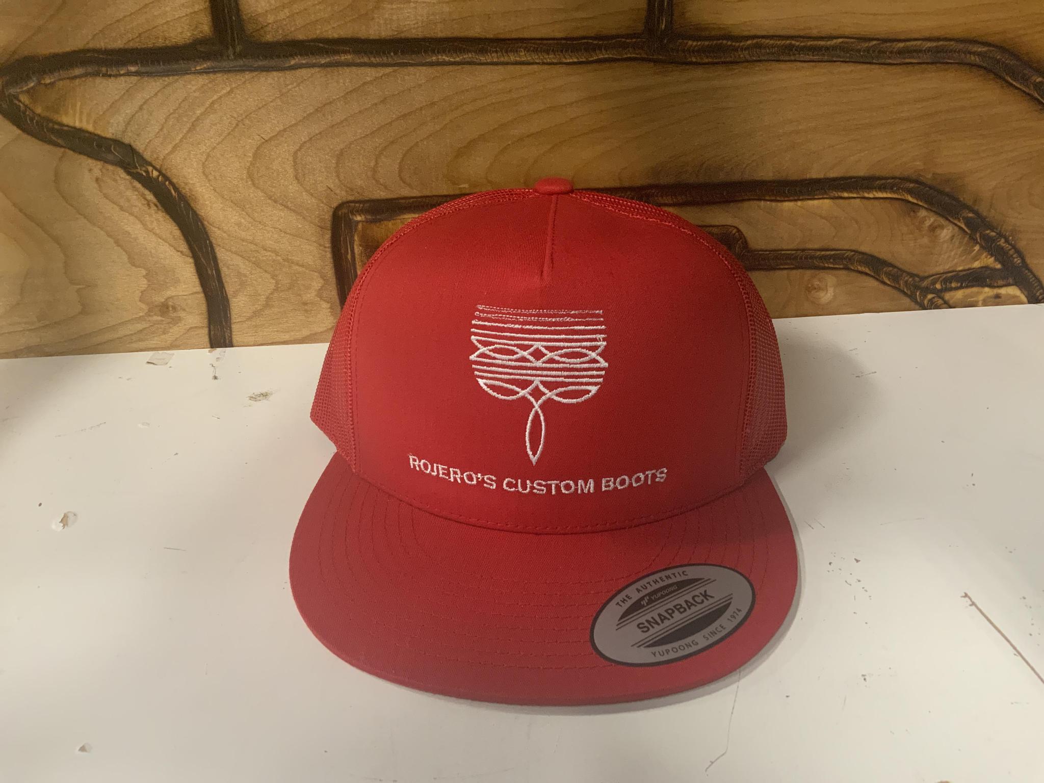 ROJERO’S CUTOMS BOOTS CAP RED/RED