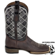 Load image into Gallery viewer, “ Gunner “ | Men Western Square Toe Boot Dark Brown Leather  #707