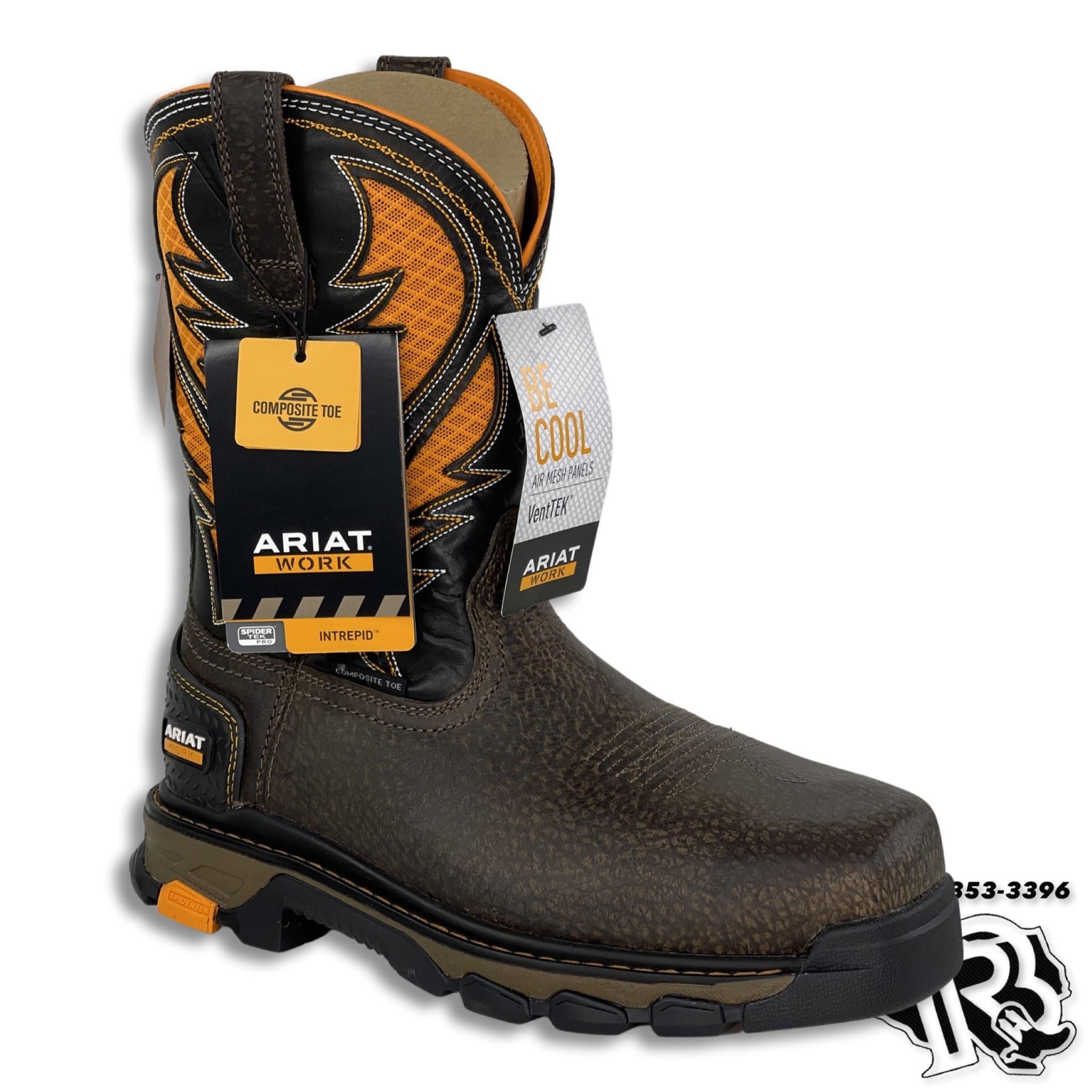 ARIAT COMPOSITE TOE | VENTTEK (air) TECHNOLOGY MEN WESTERN WORK BOOTS 10020072