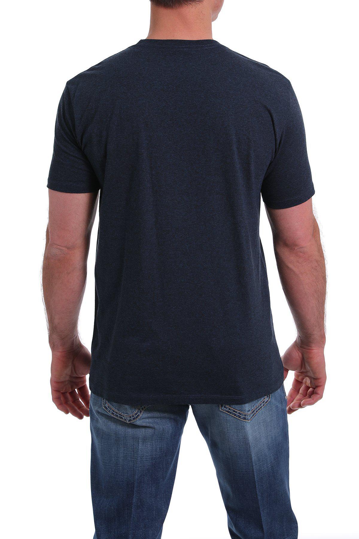 MEN'S FRONT LOGO TEE - NAVY MTT1690383