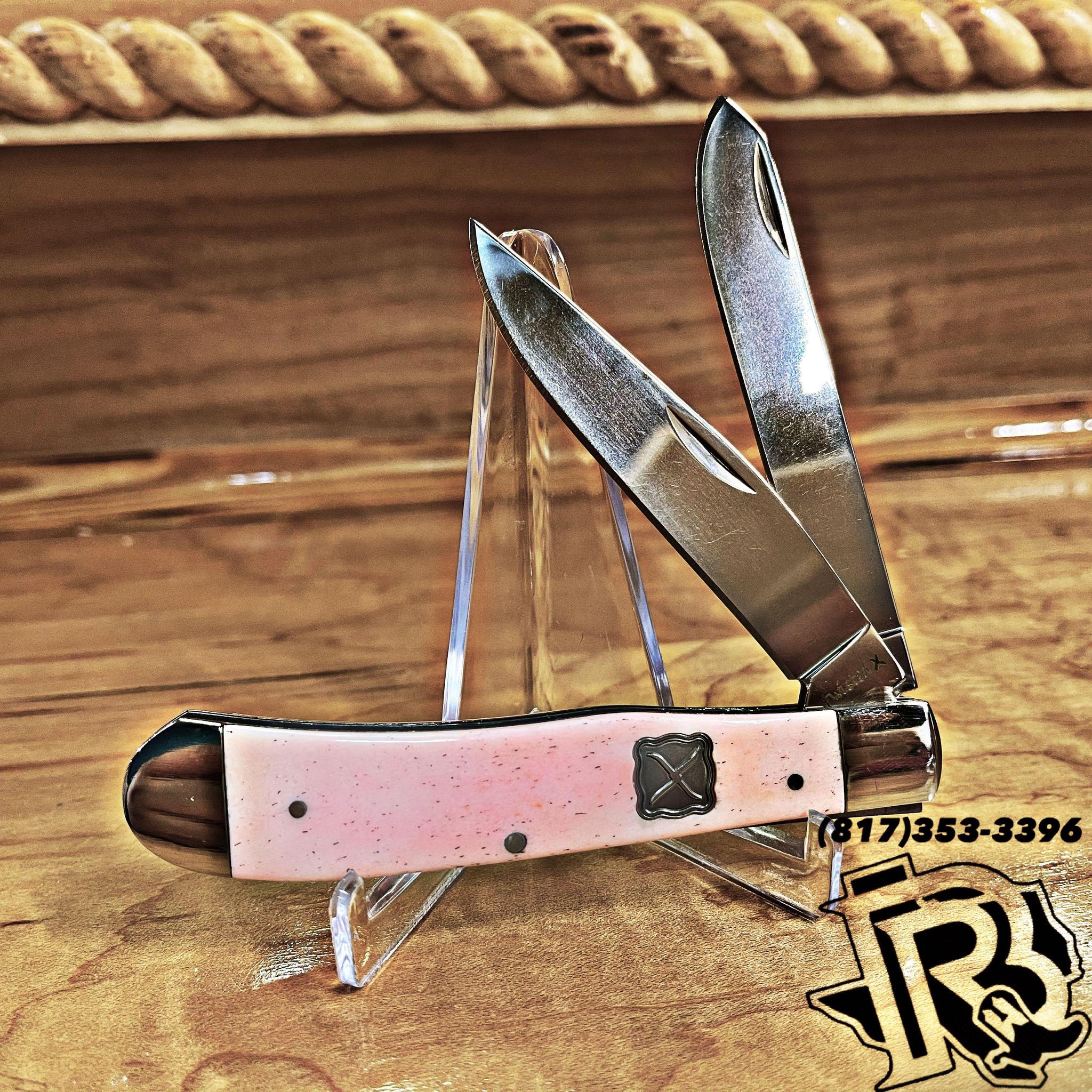 TWISTED X KNIFE | Light PINK TRAPPER KNIFE