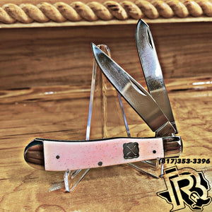 TWISTED X KNIFE | Light PINK TRAPPER KNIFE