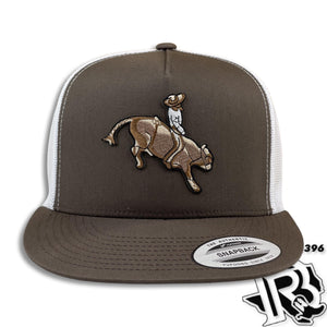 “ CHARROS DE CORAZON “ | Jinete  EDITION CAP BROWN/WHITE