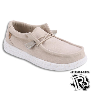 “ PAULA “ | WOMEN BEIGE CASUAL CANVAS SHOE