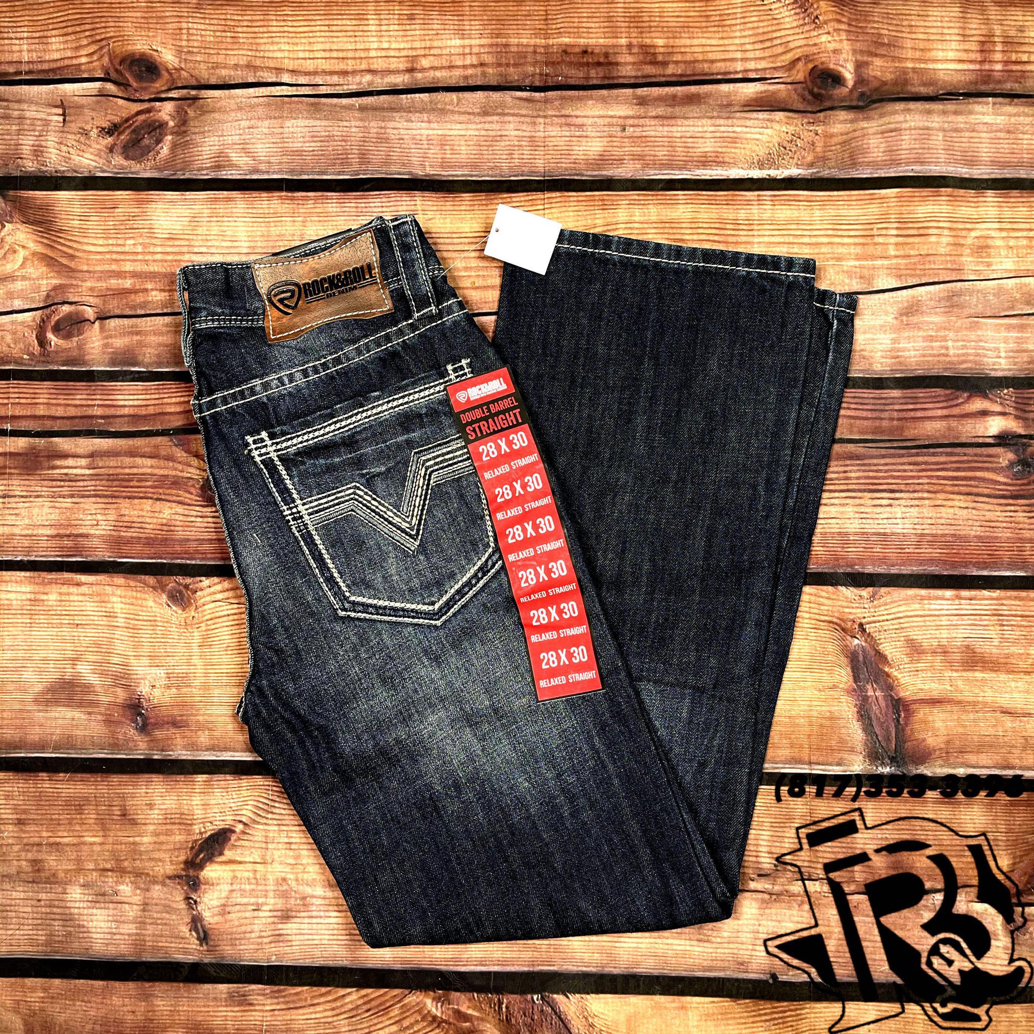 ROCK & ROLL DENIM |  DOUBLE BARREL RELAXED STRAIGHT RED LABEL