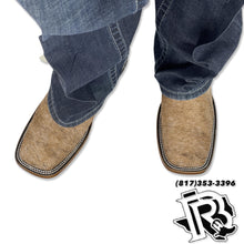 Load image into Gallery viewer, “ Augustine “ | MEN WESTERN SQUARE TOE DARK COWHIDE BOOTS