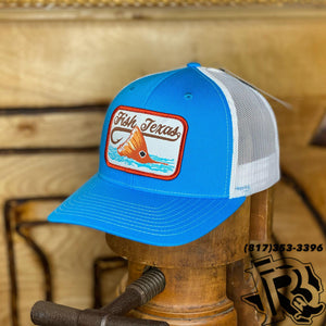 “Red Fish” – Cyan / White RDHC150