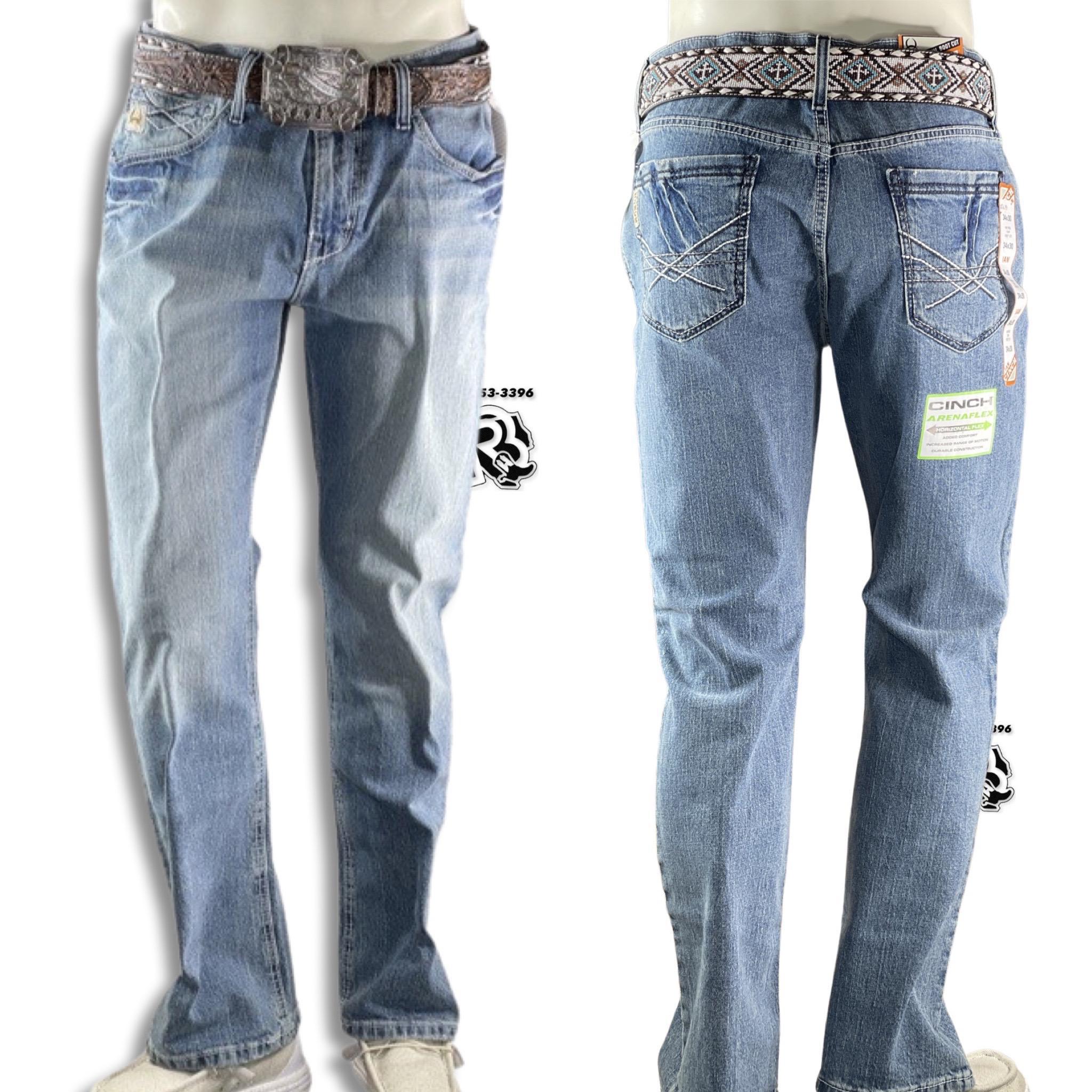 BOOT CUT MID RISE | CINCH IAN MEN JEANS LIGHT WASH MB69136001