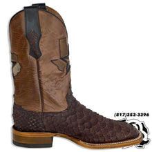 Load image into Gallery viewer, ORIGNAL PYTHON 15 FOOT |  SNAKE SQUARE TOE MEN SQUARE TOE BOOTS